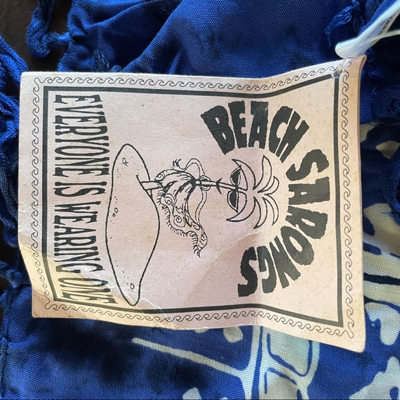 The Beachcombers International Women Sarong Pareo Tie Dye Cover Up - Picture 4 of 8